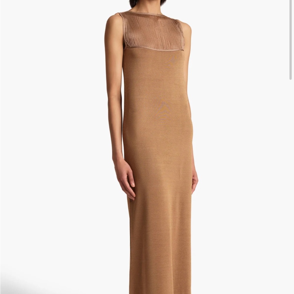 KHAITE Brown Maxi Dress, brand new with tags - Picture 3 of 4